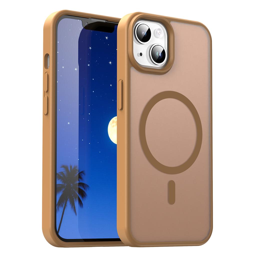 iPhone 14 Magsafe Phone Case,Translucent Matte Shockproof Magnetic Phone Cover for iPhone 14