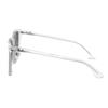 Ray-Ban Logo Plate Frame Square Sunglasses Unisex Couple Clear Colour