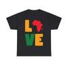 Jamaican Flag Love T Shirt Caribbean Country National Day