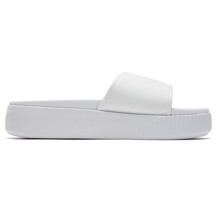 (WMNS) PUMA Platform Bold Slipper White Women's 367064-02