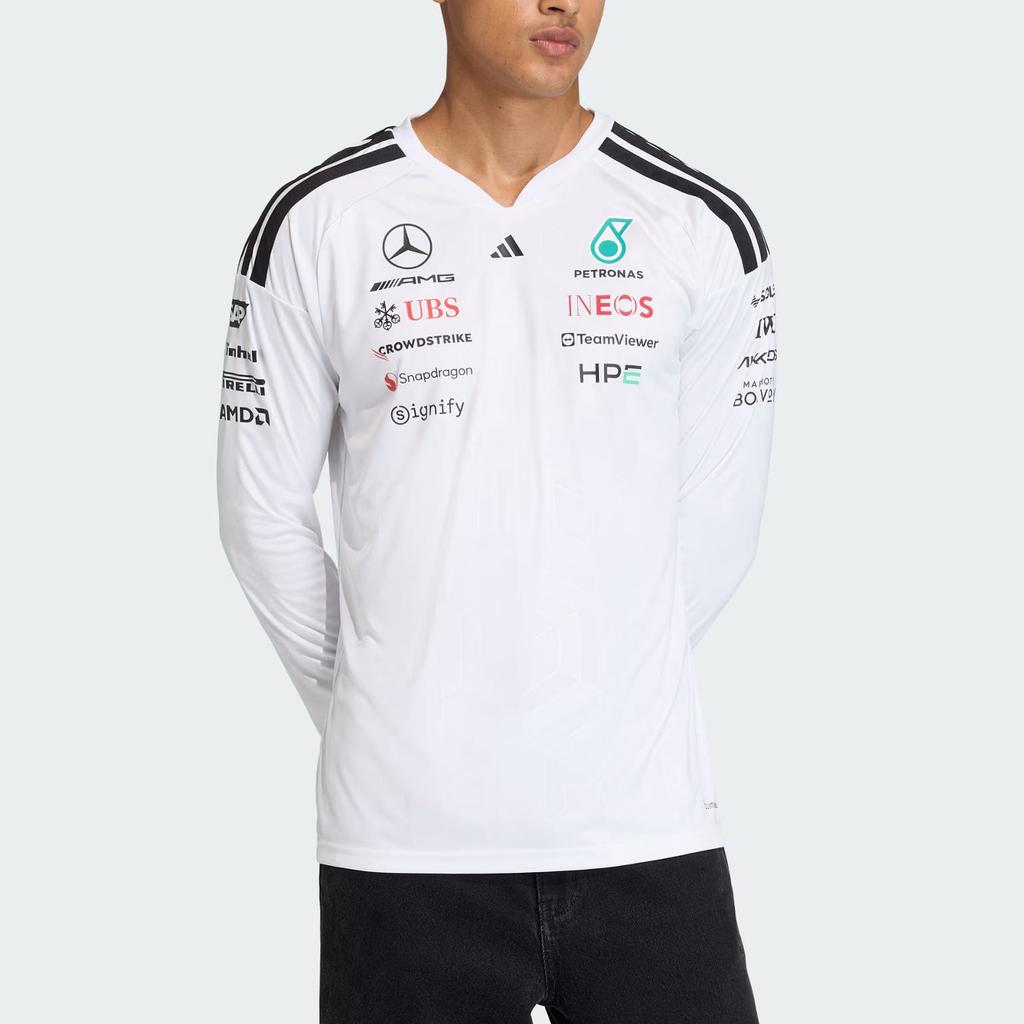 Adidas MERCEDES AMG PETRONAS FORMULA 1 TEAM JERSEY Quick Dry T Shirts Men's KF0147-