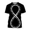3D Printing New Fashion Pattern T-shirt Fashion Personality Men's/women's Harajuku Casual Round Neck Short-sleeved T-shirt