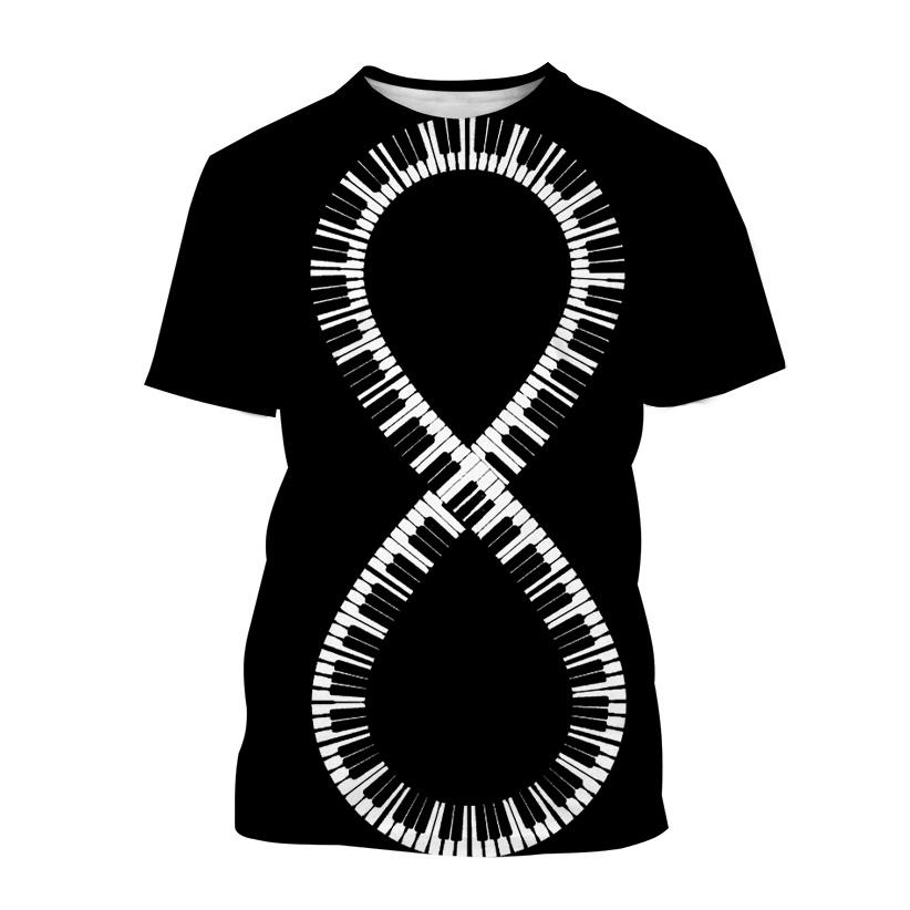3D Printing New Fashion Pattern T-shirt Fashion Personality Men's/women's Harajuku Casual Round Neck Short-sleeved T-shirt
