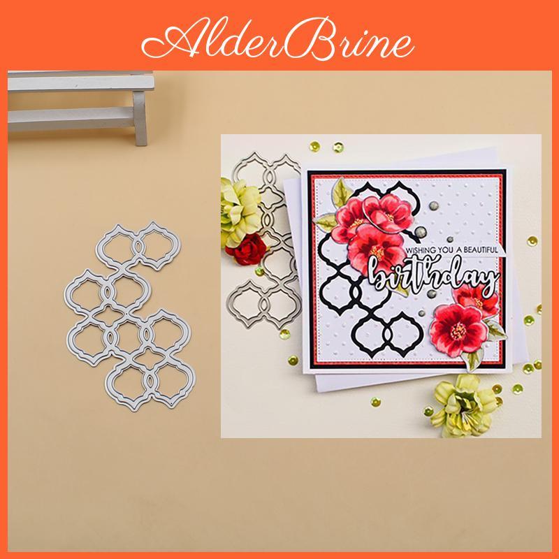 Lace Metal Cutting Dies Hollow Stencils For Diy Scrapbook Photo Album Paper Card Decorative Craft
