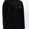 Emporio Armani Velvet Effect Logo Hoodie Men hoodies Black 6K1M89-1JDPZ-0999