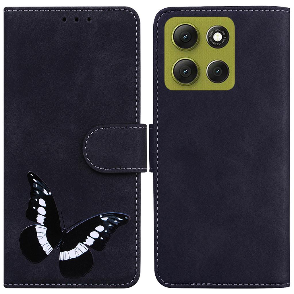 For Motorola Moto G86 5G Stand Case PU Leather Phone Cover Butterfly Printed