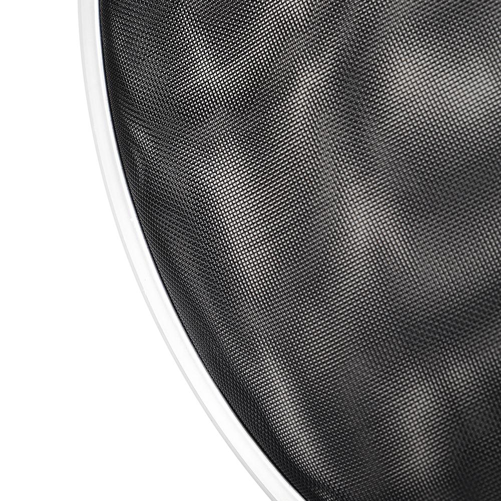 M MBAT 10-Inch Black Double Layer Nylon Mesh Drum Head Silent Mute Drum Skin Percussion Parts, For Bass Drum Set Accessories