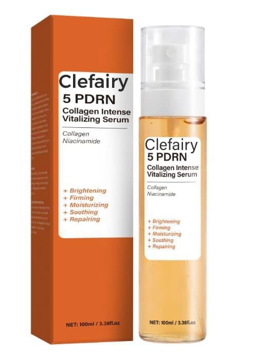 Clefairy 5 PDRN Collagen Intense Vitalizing Serum for Face, Niacinamide Face Serum, Firming & Moisturising Skincare, Boosting Collagen Essence ,Lig