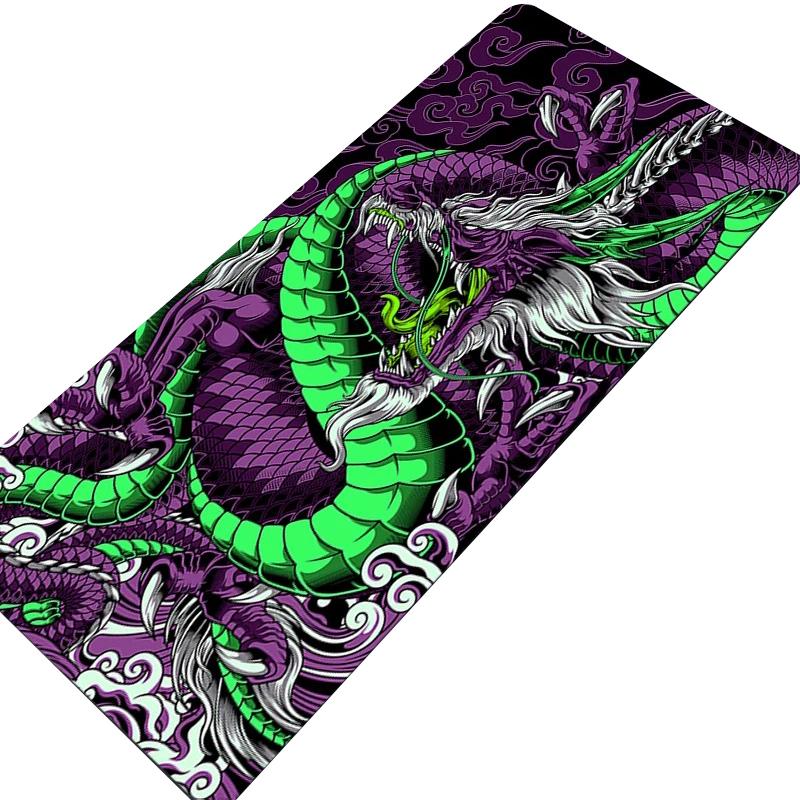 Mouse Pads Black White Dragon Table Mats Computer Mousepad Company Big Desk Pad xcm Large Gamer Mousepads Mouse Mat