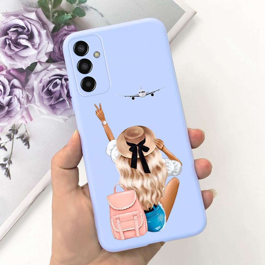 For Samsung Galaxy M13 4G Case SM-M135F New Fashion Cartoon Cover  Soft Silicone Phone Case For Samsung M13 M 23 Galaxy M23 Bags
