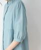 DECOY Peplum Green Women's Blouse, 493053,