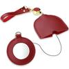 PhoenixLoupe Hidden Magnifying Glass with Keychain and Reel Cord for Reading Stylish Gift for Charm Magnifying Glass [3x Magnification] Eyes, Women,