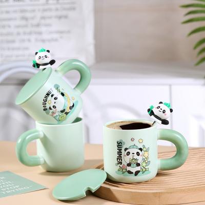 Niedliche Panda-Tasse, kreative Keramik-Wassertasse, Cartoon-Tasse, Haushaltstasse, Souvenir, Eröffnungsgeschenk, Geschenk