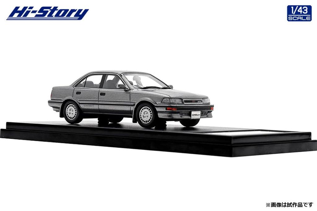Hi Story Toyota Corolla Sedan GT Gray Metallic Finished Product 1/43 (1987)