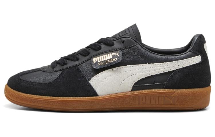 PUMA Palermo Leather Black Feather Grey Gum 396464-03