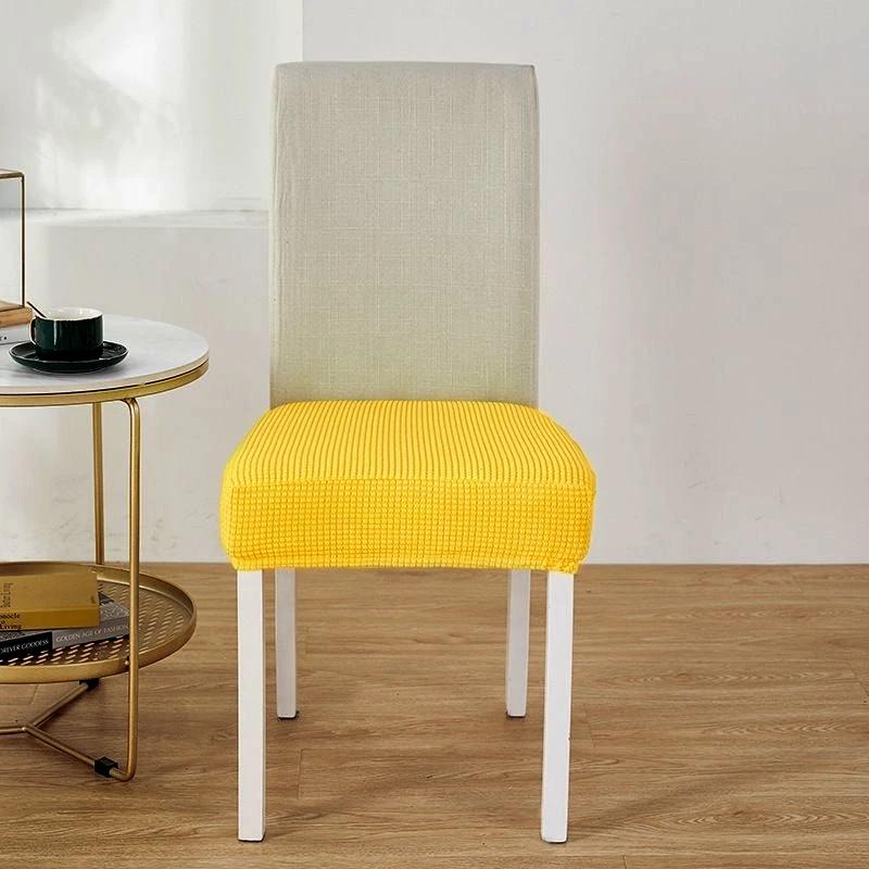 Universal Elastic Thick Seat Covers for Slipcovers for Dining Room Hotel Chair Protector Chair Cover Stretch Chair Case Pad