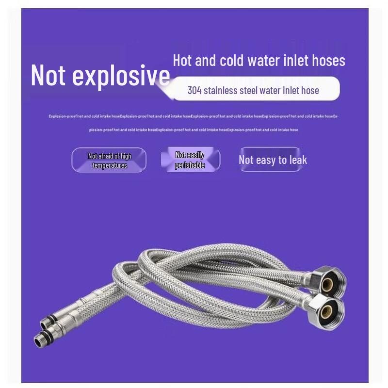 XONYSHI 304 Stainless Steel Hot & Cold Water Supply Hose