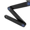 Aluminum Alloy Bed Folding Laptop Notebook Adjustable Computer Desk Table StandBlack