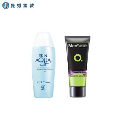 Mentholatum Sunplay Sonnenschutz & Ölkontrolle Reiniger Set