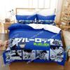 Fashion 3D Print Anime Blue Lock Comfortable Duvet Quilt Cover Pillowcase Bedding Set Children Bedroom Decoration Home Textile