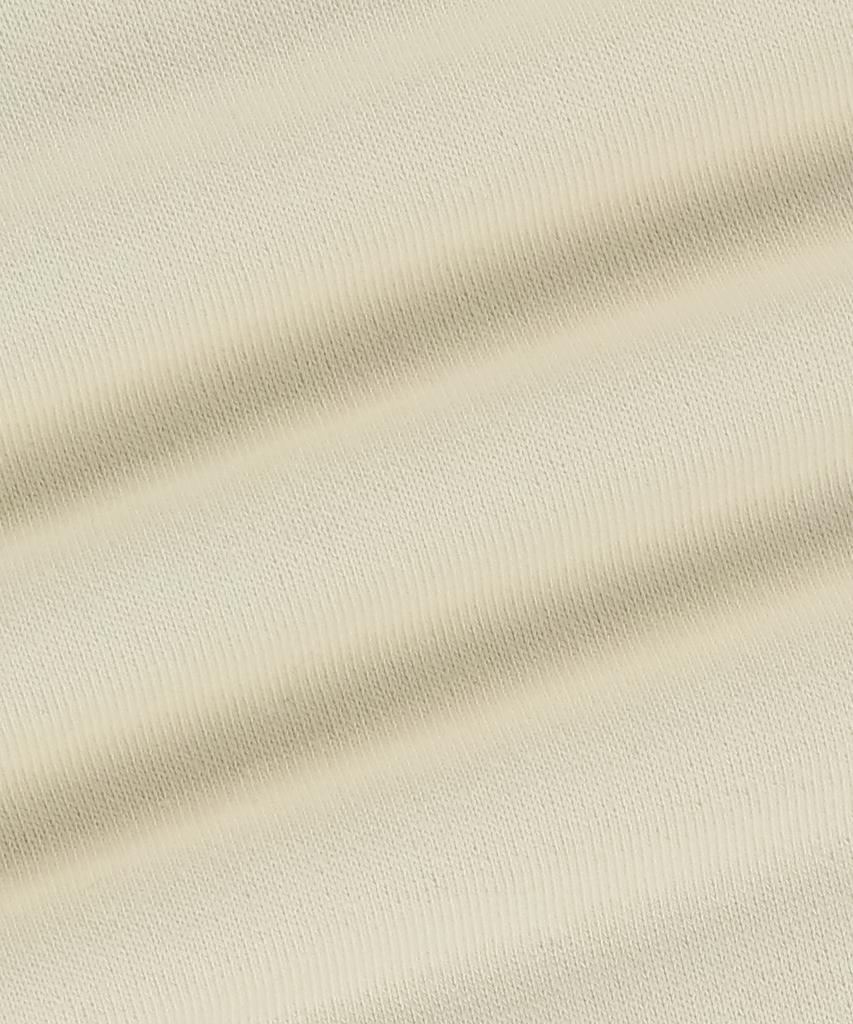 W Tag Crop Hoodie - Ivory