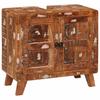 Bathroom Cabinet Made of Solid Reclaimed Wood and Engineered Wood