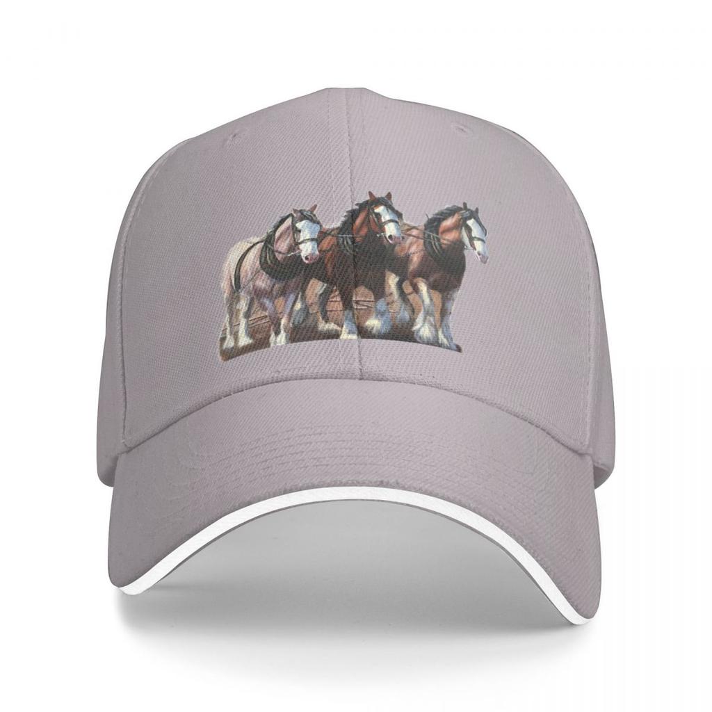 Clydesdale Horses Baseball Cap Uv Protection Solar Hat Golf Fluffy Hat Fishing Hat Boy Cap Women's