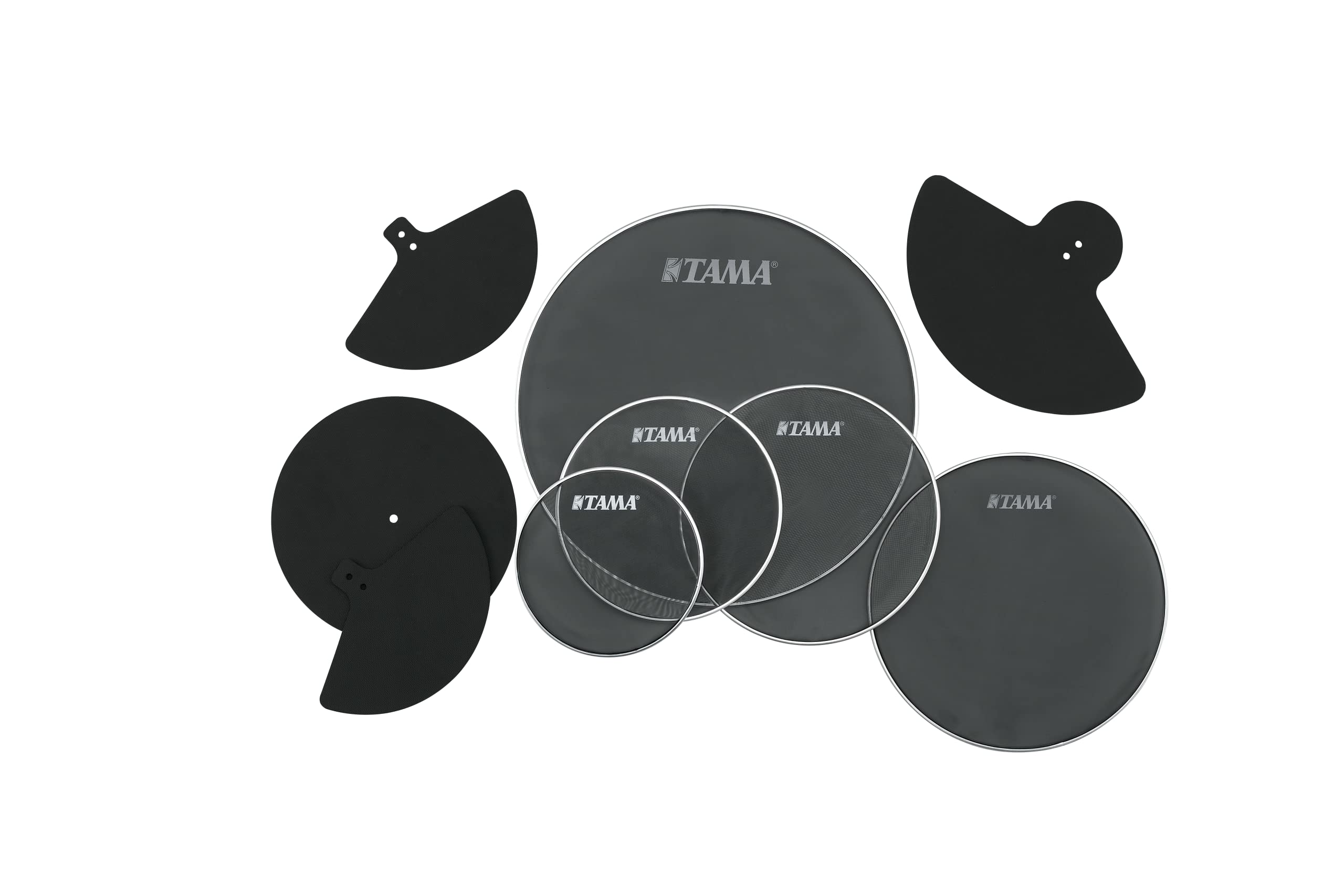 

TAMA Drum Pad Set for Drum Sets (10 , 12 , 14 , 16 , and 22 ), Includes BD, HI-HAT, and CYMx2 (SPP522KC)