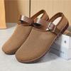 Flyknit Haken mesh shoes, one foot casual shoes, breathable slippers, comfortable half support, lightweight women's shoes