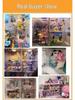 Transparent Toy Display Case: Dustproof Imitation Acrylic Rack for Model Storage and Home Use