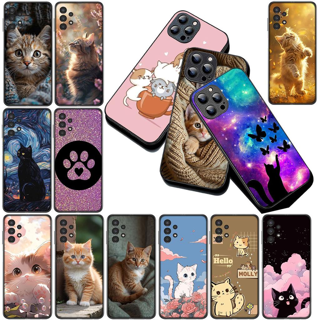 Kitten Cat Meow Phone Cover for Xiaomi Redmi Note 12 11 10 Pro A4 10A 10C 12C Note12 5G 4G Protective Case
