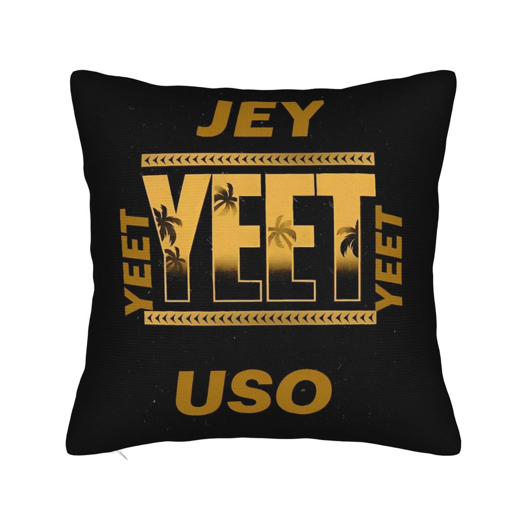 JEY YEET USO Wrestling Pillow Cover  Print Cushion Cover Vintage Pillow Case For Office Car Home Decor