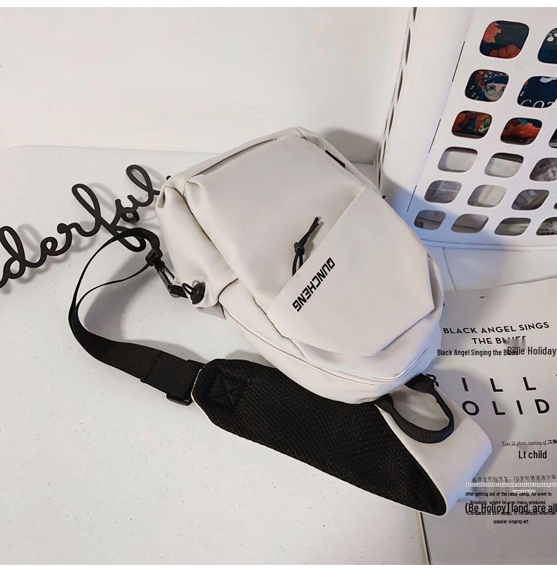 Men's Lightweight Mountaineering Single Shoulder Bag - Crossbody Chest Pack for Climbing, Cycling, and Casual Use