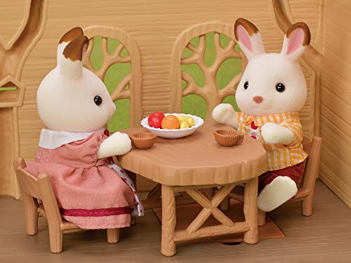 Sylvanian Families Family Trip House [Forest Exciting Log House] CO-62 ST Mark Certified Toy Dollhouse for Ages 3 and Up, Sylvanian Families, Epoch