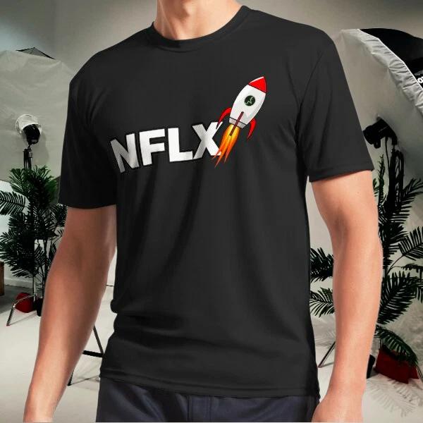 Men s and Women s T-shirts NFLX to the moon M