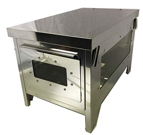 Wara's Folding Wood Stove "easy400G" Fire Box (SHO-064-09) (Chimney Sold Separately)