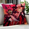 cartoon Hazbin Hotel Cushion Cover Cushion Cover Set 4Pcs 50x50 45x45 40x40 Pillowcase Decorative Sofa Home Decor