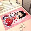 Betty Boop Print Rug, Washable Floor Carpet, For Entryway Dorm Laundry Room Office Study, Home Decor Birthday Christmas Gift