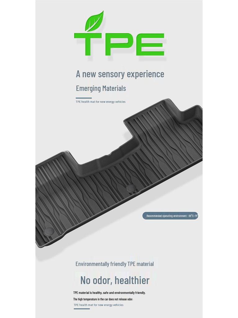 2024 BYD Sea Lion 07 EV RHD TPE Eco-friendly Wear-resistant Floor and Trunk Mats