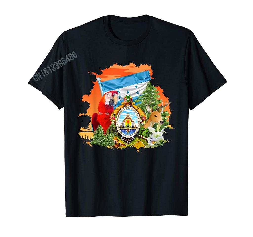 Men Women T Shirt More Design Honduran Flag Vintage Made In Honduras TShirt Map Tops 100 Cotton  Tees