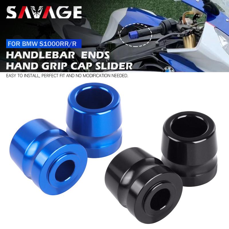 Handlebar End Bar Ends Cap Slider For BMW S1000RR S1000R HP4 1000 F800R Motorcycle Accessories Hand Grip Plugs S 1000RR 1000R