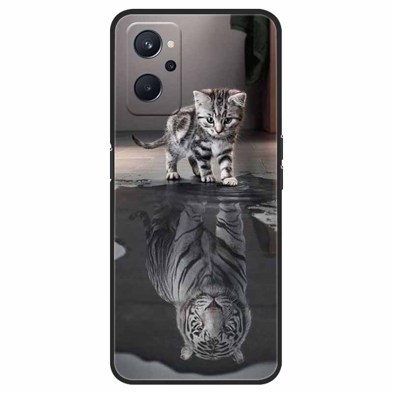 För Coque realme 9i Fodral Stötsäker Mjuk silikon TPU Baksida För oppo realme 9i 9 i i9 Realme9i Telefonfodral 9i Söt tecknad film