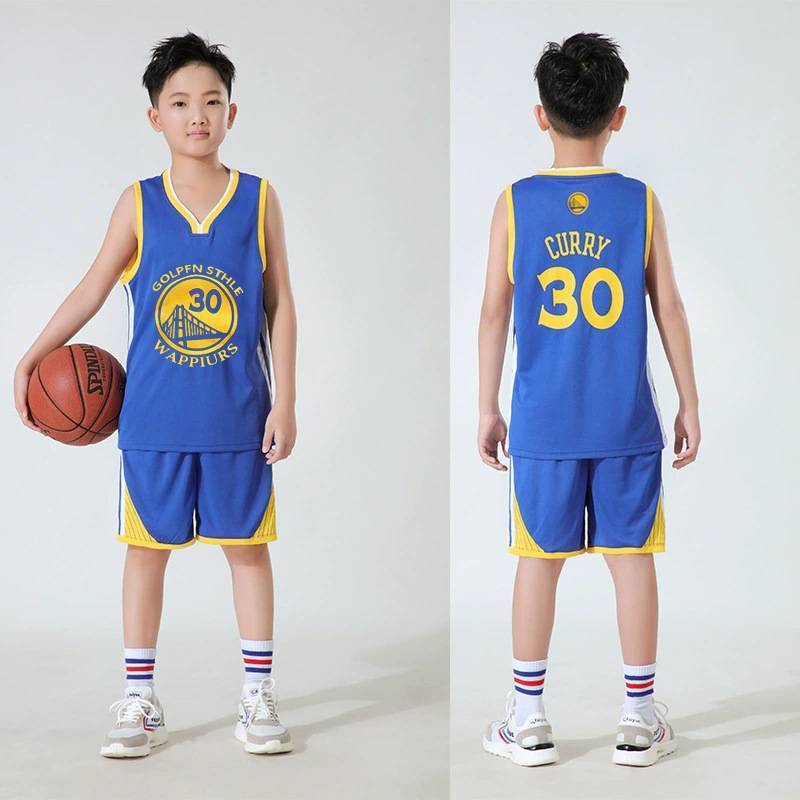 Maglia da Basket Stephen Curry in Poliestere con Tessuto Traspirante per Uomo Adulto