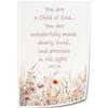 Luosucsf Psalm 139 Christian Wall Decor You Are A Child of God Wildflowers Watercolor Bible Verse Wall Art Painting for Bedroom Picture Poster Prints