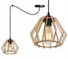 MODERN WOODEN LED CEILING HANGING LAMP