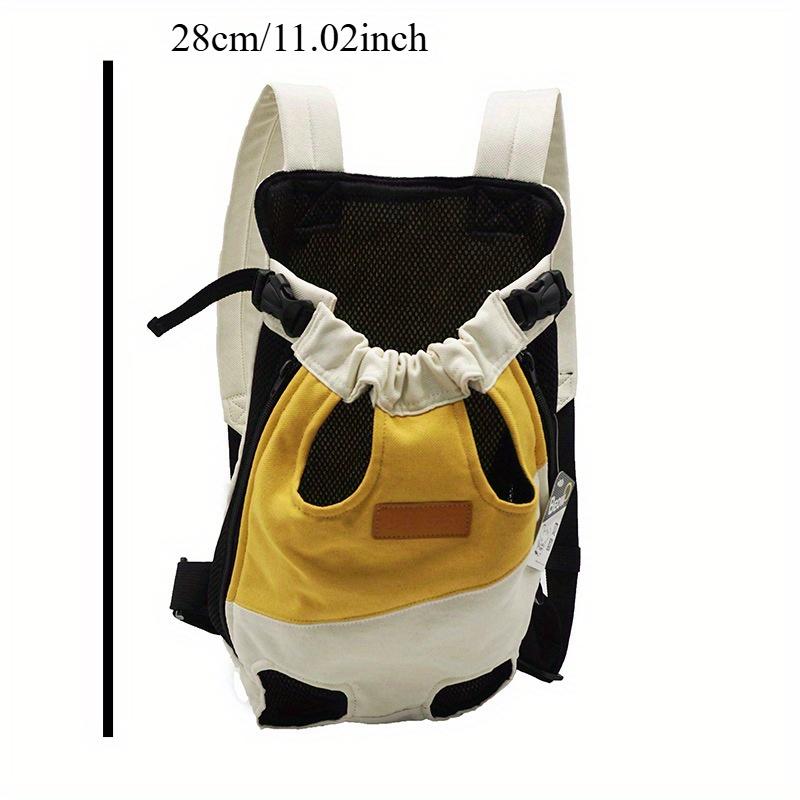 Double Shoulder Portable Travel Backpack Outdoor Pet Dog Carrier Bag Pet Dog Front Bag Mesh Backpack