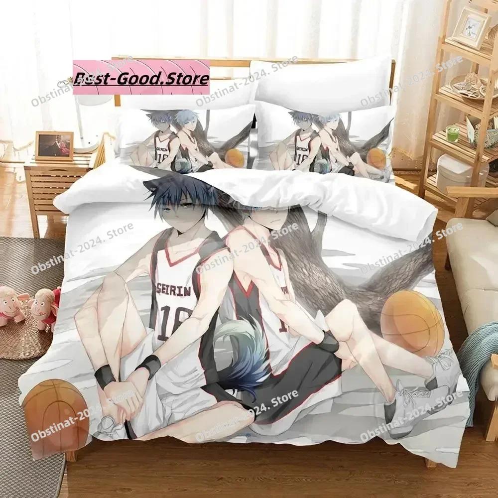 Comforter Kuroko'S Basketball Bedding Set Single Twin Full Queen King Size Bed Set Aldult Kid Bedroom S 3D Print Anime