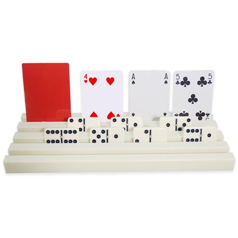Dominoes Holder Storage Rack NonSlip Dominoes Bracket Display Stand Dominoes Trays Holder Organizers Easy to Use