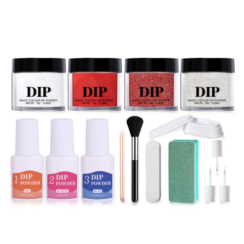 Long Wear Nail Dipping Liquid Powder Kit Featuring Fast Drying Technology And Safe Formula