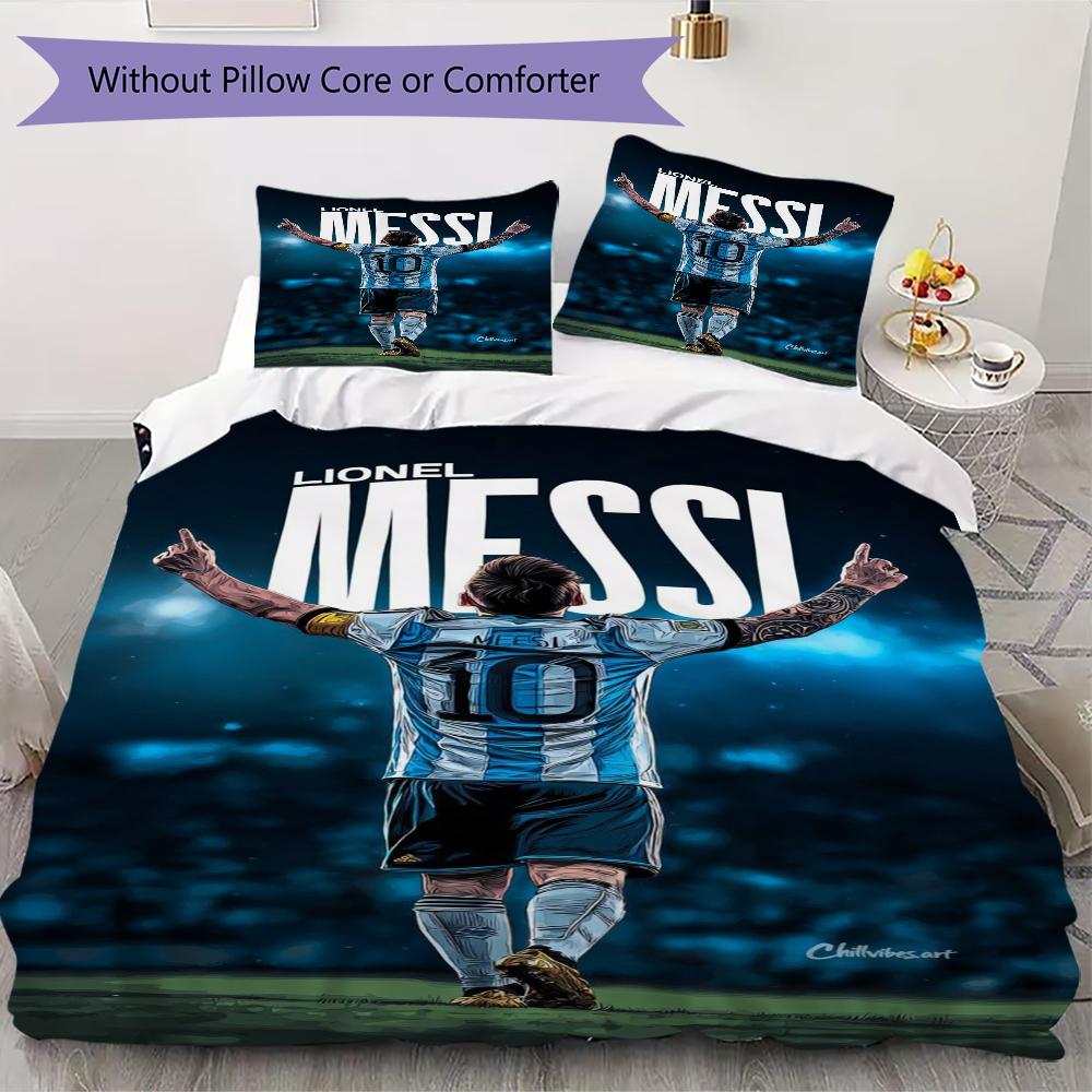 Soccer Player Action Bedding Without Core 1 Duvet Cover 2 Pillowcase Without Core Bedding Set Duvet Cover And Pillowcase